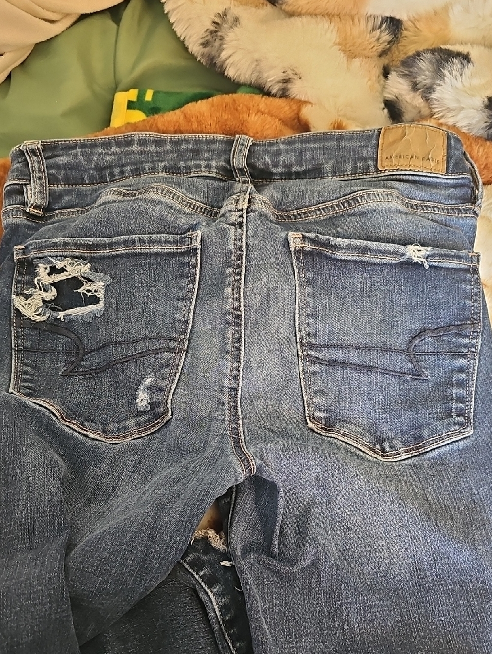 American Eagle Outfitters Hi-Rise Jeggings Crop Jeans Size 6 - Picture 7 of 7